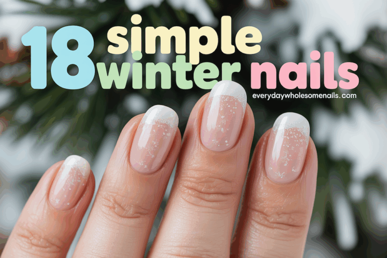 18 Winter Nails Simple Ideas To Elevate Your Seasonal Style Effortlessly