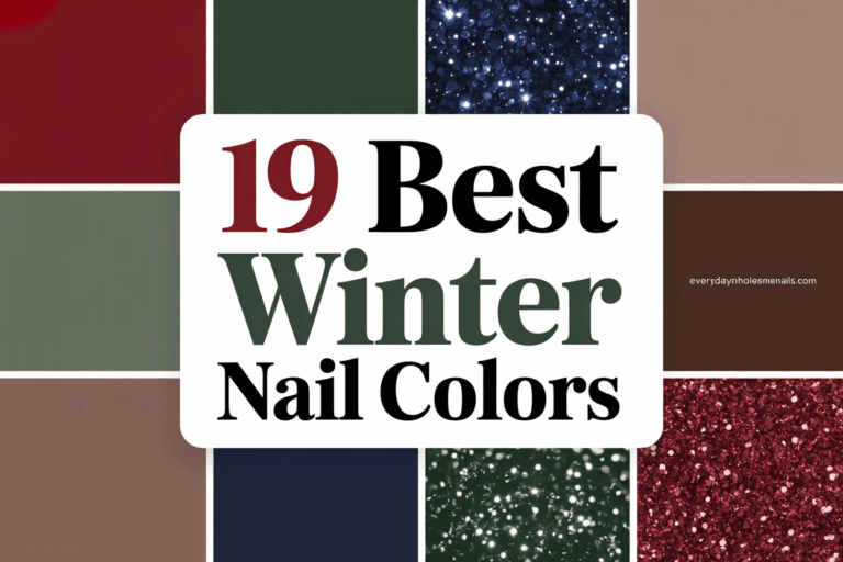 19 Best Winter Nail Colors Ideas for Stylish and Festive Looks