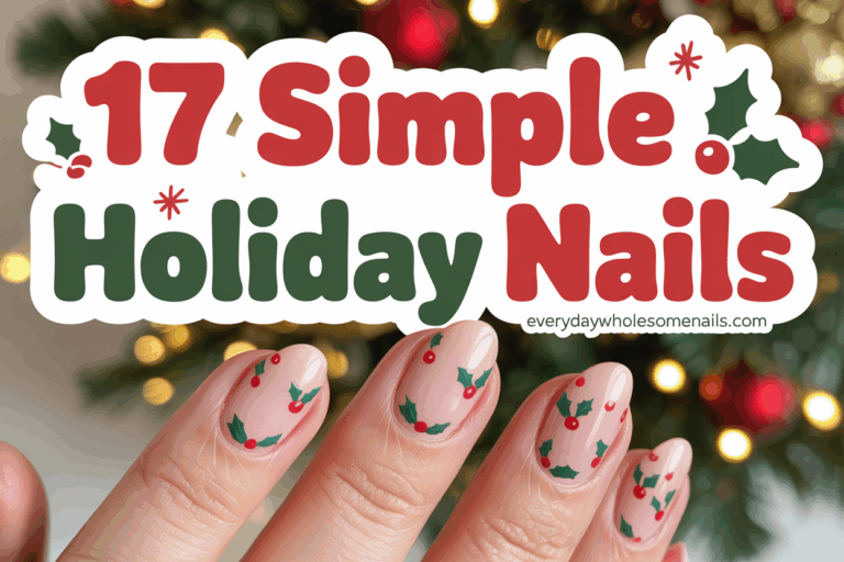 17 Simple Holiday Nails To Elevate Your Festive Style This Season