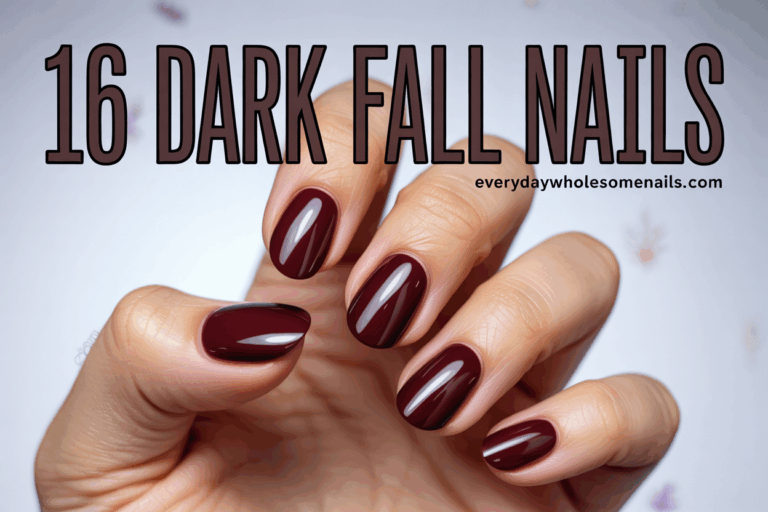16 Dark Fall Nails Ideas for a Chic and Moody Seasonal Look